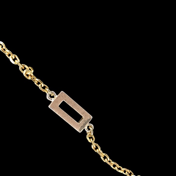 Vintage Napier Two Tone 3 Strand Chain Necklace - Picture 8 of 8